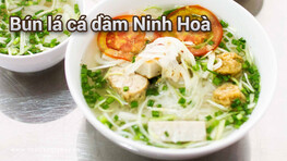 Bún lá cá dầm Ninh Hoà