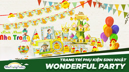 Wonderful Party - Phụ kiện Trang Trí Sinh Nhật Thôi Nôi Nha Trang