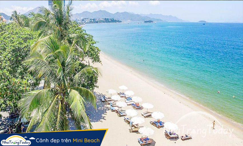 bãi biển mini beach Nha Trang