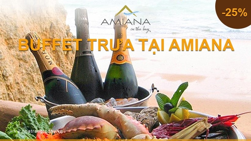 Khuyến Mãi Buffet Trưa Tại Amiana Ngày 26-02-2017