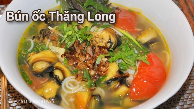 Bún ốc Thăng Long Nha Trang